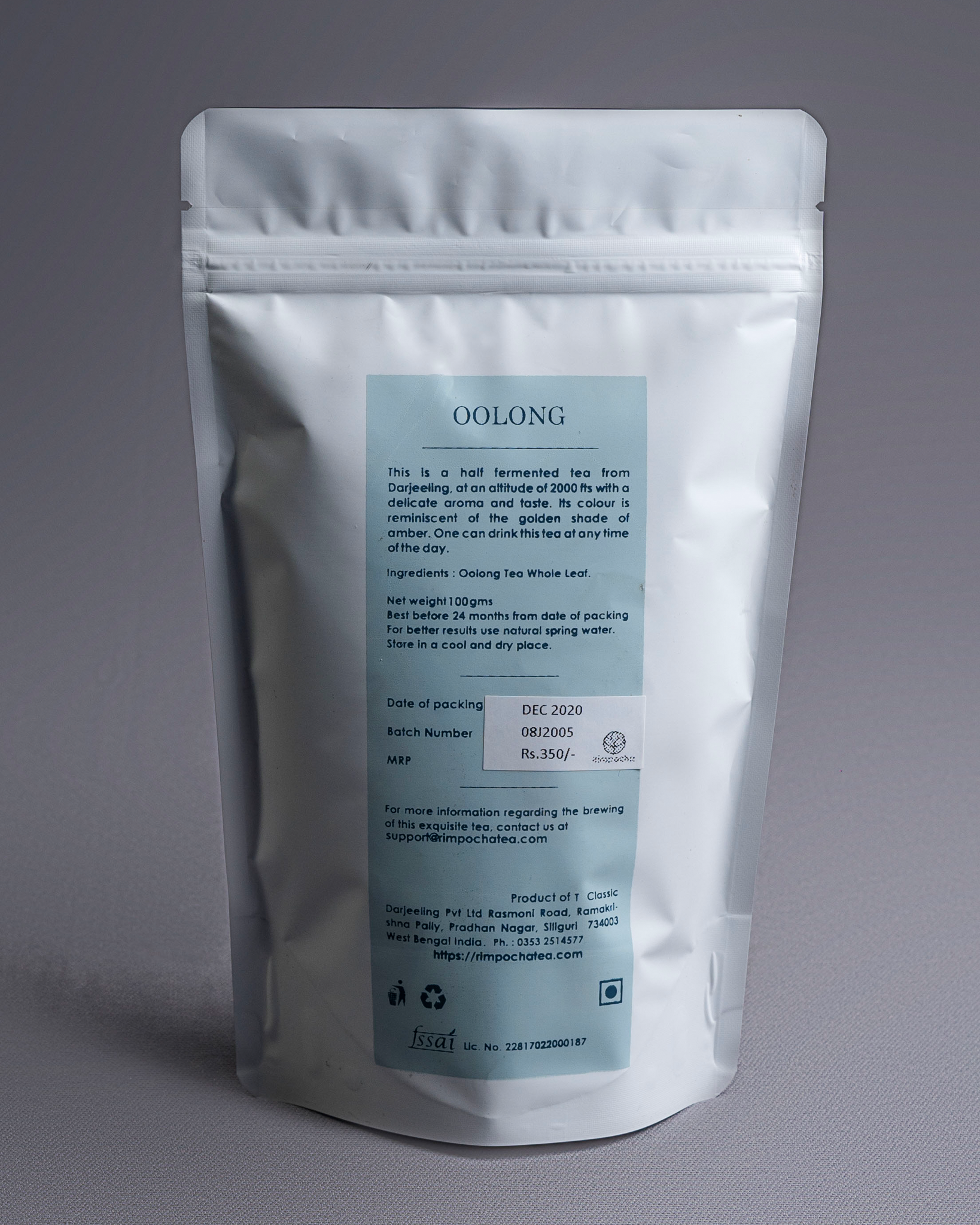 Oolong - A  Semi-Fermented Tea